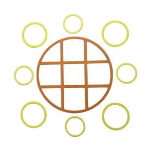健身房地标图案标示地贴PVC防水防滑360私教区儿童多功能地贴图案器材九宫图训练体能图平衡跳格子数字贴地贴