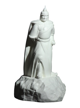 德化白瓷郑成功陶瓷人物雕像泉州南安厦门特色创意礼品工艺品摆件