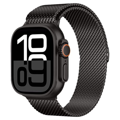 匠戴适用苹果S11手表iwatchs10表带Applewatch9米兰尼斯金属SE3磁吸S8高级S7男腕带智能ultra3女S6运动S5透气