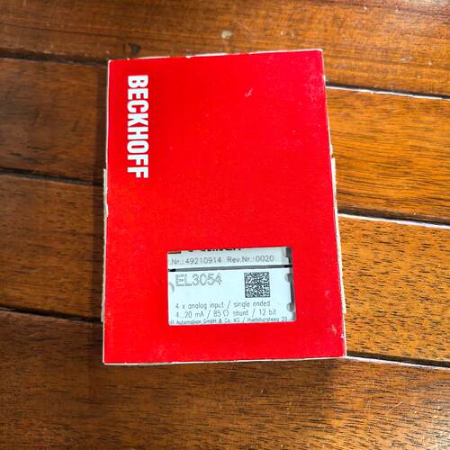议价EL3054现货促销全新原装正品未BECKHOFF倍福模块
