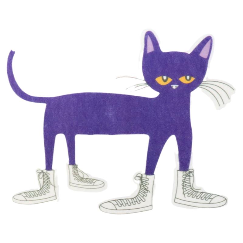 皮特猫我爱我的脏鞋子毛毡教具