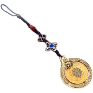 沉钰藏银九宫八卦牌西藏特色民族风十二生肖吊挂牌腰牌吊牌吊坠子