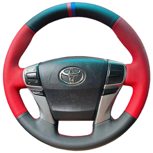 适用于丰田锐志方向盘套真皮10-11-12-13款锐志把套专用手缝全包