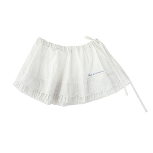 innomoood熊宝百褶短裙屁帘刺绣一片式搭片裙叠穿百搭设计感