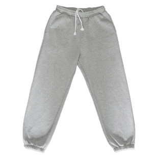 推荐hiphop嘻哈浅灰色街舞卫裤加绒宽松肥大美国冬季bboy运动长裤