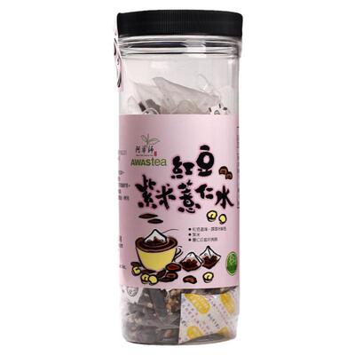 台湾阿华师红豆紫米薏仁水