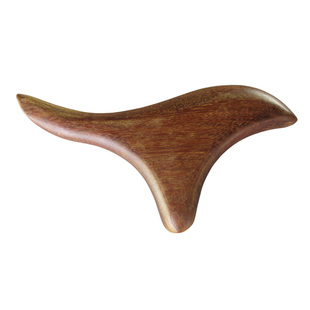 花梨木三角雀脚底腿部穴位按摩器点穴笔实木质足部足底足疗按摩棒