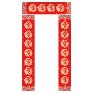 2026年新款对联专用纸宫廷龙凤蜡染空白手写春联纸自写万年红洒金福字红纸马年对联门贴七言龙凤呈祥红色宣纸