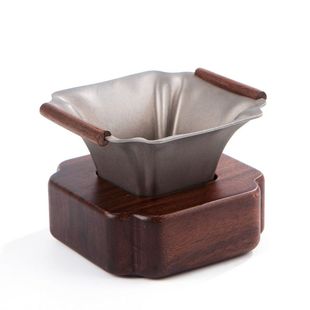 纯钛茶漏千孔茶滤滤茶器过滤器超细茶叶滤网茶隔公道杯高档滤网