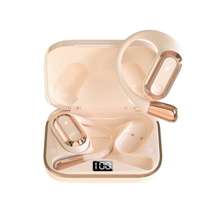 柏林音效2025新款AI会议耳机录音实时翻译蓝牙耳机耳挂式降噪传译