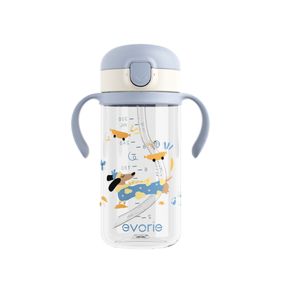 evorie爱得利宝宝水杯吸管杯