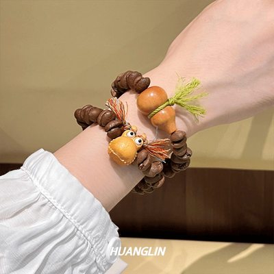 咖啡豆很醒脑手作串珠百搭男款手串女生小众设计趣萌搞怪情侣手链