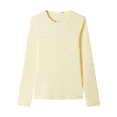 中和休闲修身圆领T恤女