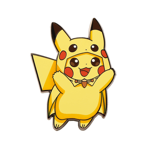 FooLii孚狸自制宝可梦皮卡丘金属徽章原创设计神奇宝贝pins礼物