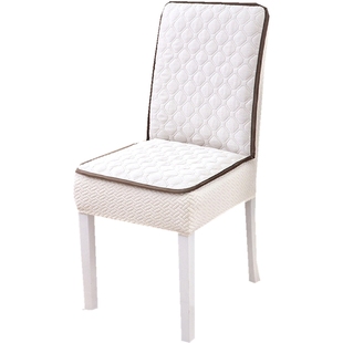 2025夹棉加厚防滑底高端椅子套罩保护四季坐垫靠背餐桌实木板凳座