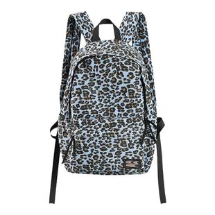 CryingCenter 蓝豹纹双肩背包 棕色皮质豹纹书包 哭喊中心