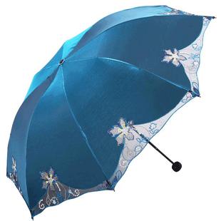 天堂雨伞旗舰店官网晴雨两用伞遮阳伞女三折叠太阳伞防晒防紫外线