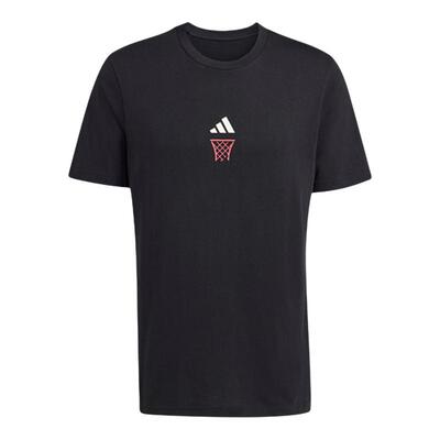 【自营】adidas阿迪达斯篮球风舒适运动半袖男休闲短袖T恤 JZ5044