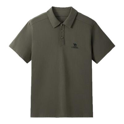 【重磅】骆驼男装纯棉爸爸Polo衫男夏季2025新款休闲速干翻领t恤