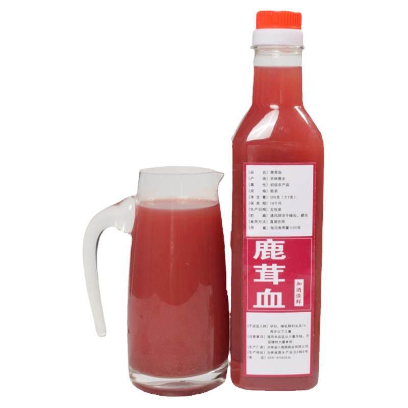 500g鲜鹿茸血39.9吉林梅花鹿