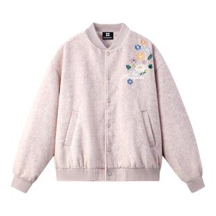 【卓沅同款】MANYSTON美式棒球服夹克衫男款春秋季情侣宽松外套