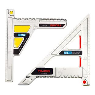 Tajima田岛角尺镁合金三角尺圆锯切割导向尺超轻量90度45切割专用