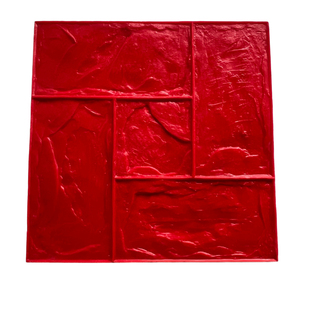 水泥地面压花模具地坪仿文化石混凝土道路回字形印花模具