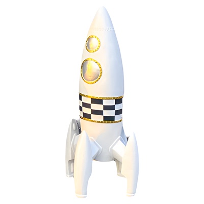 星球商业空间摆件树脂宇航员装饰