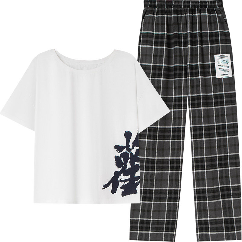 妮狄娅情侣纯棉国潮风家居服