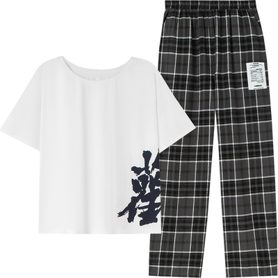 妮狄娅情侣纯棉国潮风家居服