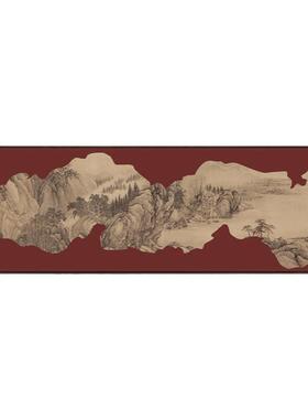 客厅新中式原创山水国画装饰画