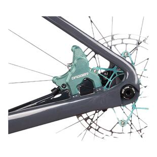 DAGGER公路车四活塞平装夹器液压双边制动刹车CNC平装油碟油刹