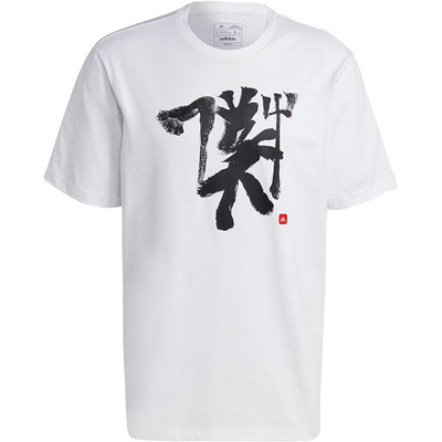 阿迪达斯男子运动短袖