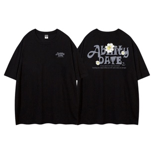 双轨何与同款黑色短袖T恤男女夏季新款爆款潮流酷飒重磅宽松上衣