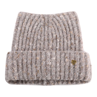 IIING帽控 高品质含羊毛简约百搭时尚猫耳朵针织帽女冬季保暖帽子