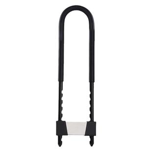 卫星玻璃门锁双门U型锁商铺门插锁防盗锁具双开加长U形锁摩托车锁