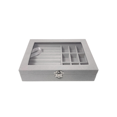 高级感大容量丝绒首饰盒