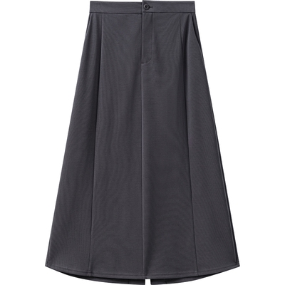 【播奥莱】播商场同款灰色半身裙女25夏法式气质裙子BDS2BD2287