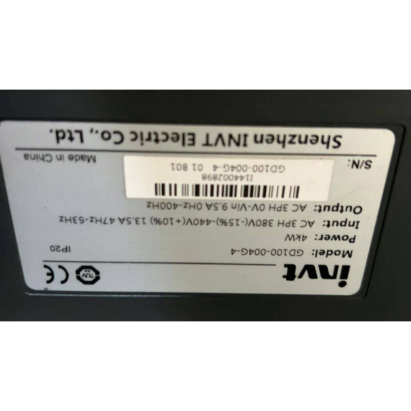 议价英威腾变频器二手拆机 GD100-004G-4 380V 4