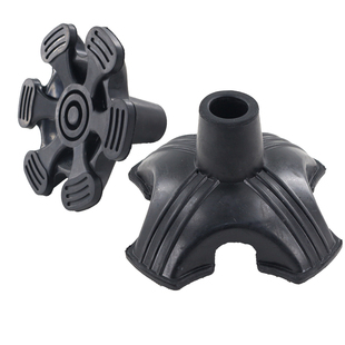 拐杖橡胶垫胶头胶套大四脚大头雪地防滑单双拐木头拐杖棍皮垫底子