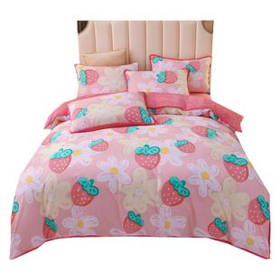 一米八乘两米被套四件套牛奶绒180cmx200cm防静电1米8x2米二3三五