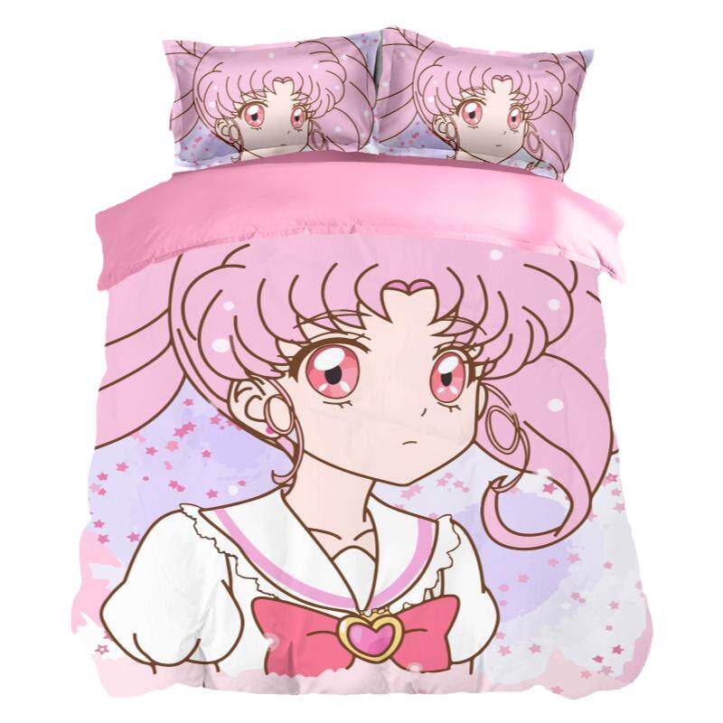 二次元卡通动漫美少女战士被罩