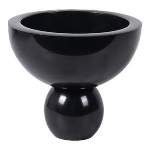 北欧风大理石黄洞石茶几果盘桌面样板间置物收纳托盘摆件装饰摆件