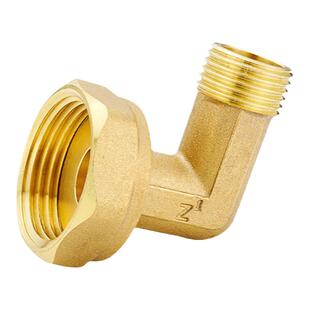 活接弯头4分变6分双内丝内外丝90度热水器四分转六分1寸2水表全铜