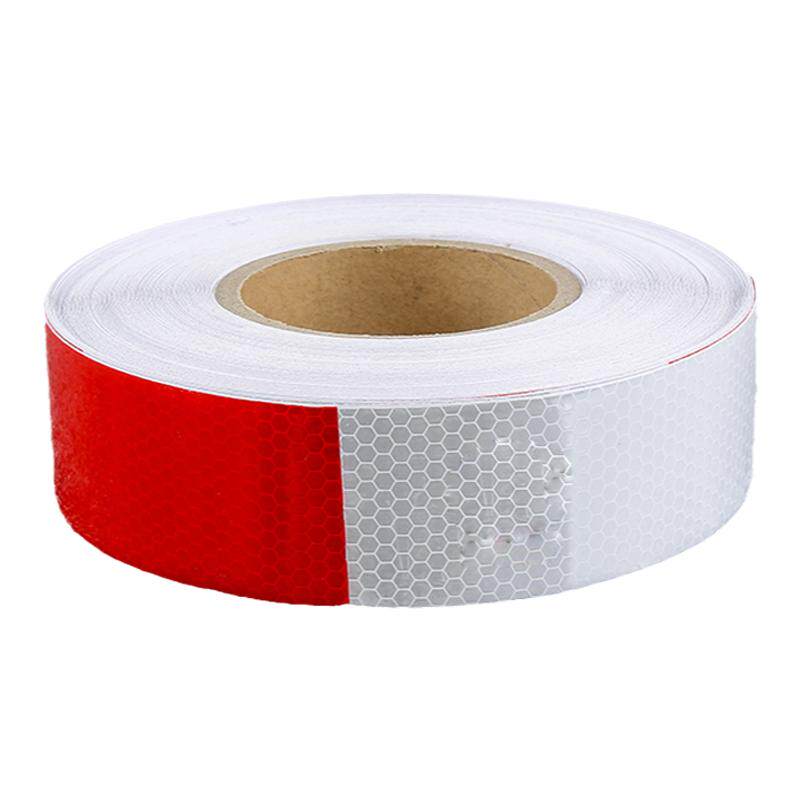 汽车反光贴纸夜光货车年检反光条大车车身交通安全红白警示标识贴