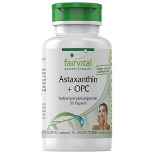 德国Fairvital葡萄籽花青素耀光胶囊虾青素雨生红球藻口服美白丸