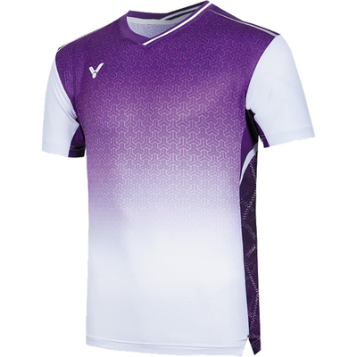 victor胜利羽毛球服李梓嘉专属大赛服中性款T恤T-55002抗菌环保