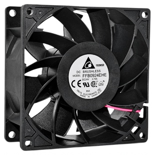 台达FFB0924EHE 9238/9038 24V0.75A双滚珠变频器PWM调速散热风扇
