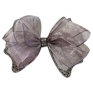 发卡头饰半扎发发夹女2025新款后脑勺一字夹高端弹簧夹头花顶夹子