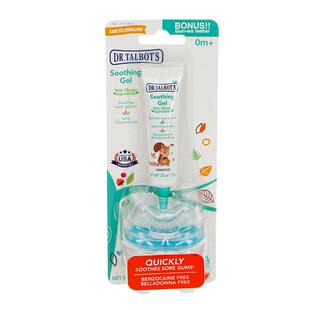 塔尔博特宝宝儿童牙胶安抚奶嘴磨牙棒牙龈牙齿舒缓凝胶美国原装